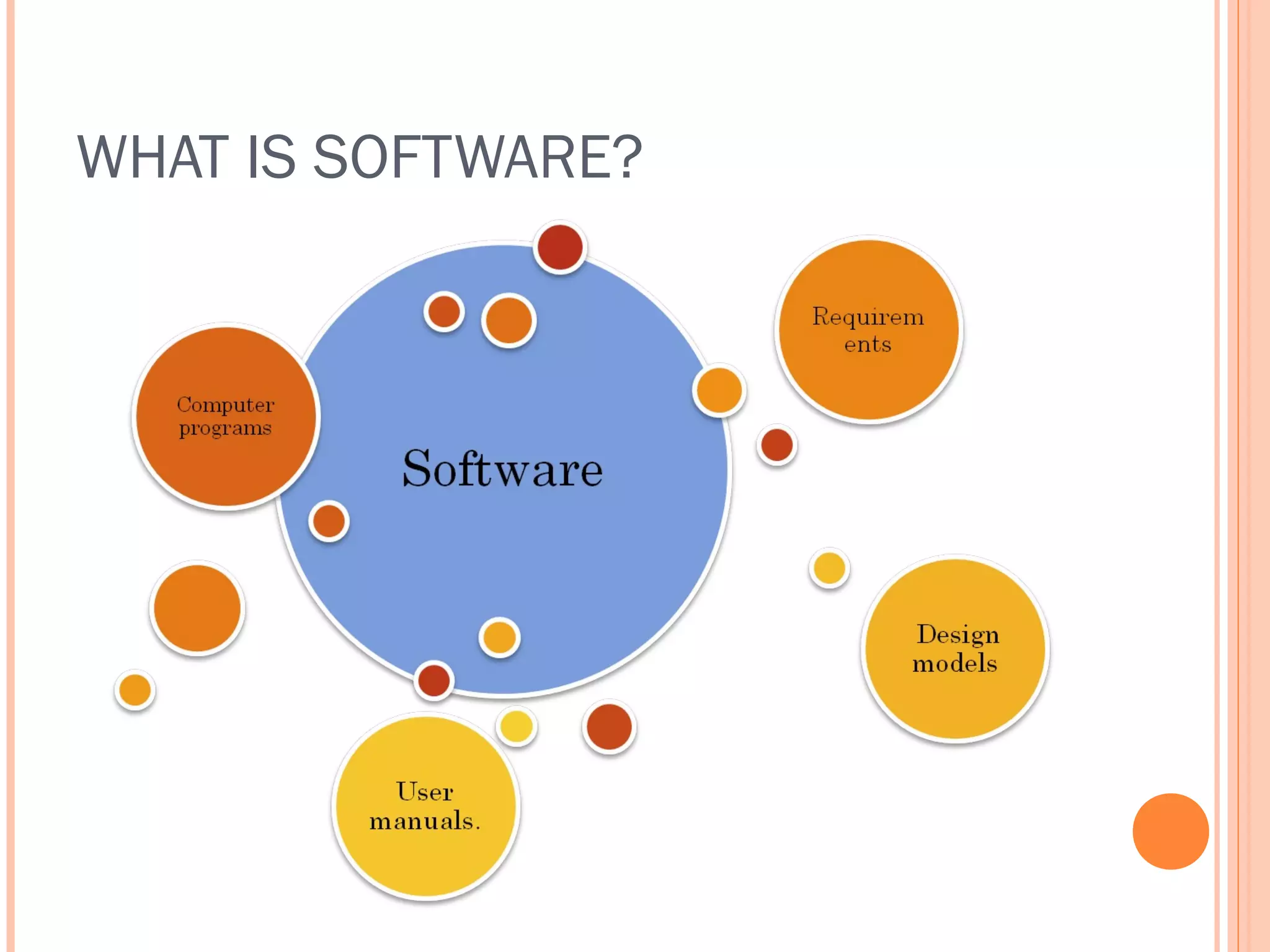 WHAT IS SOFTWARE?

 