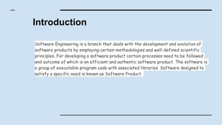 Software engineering - Topics and Research Areas | PPTX