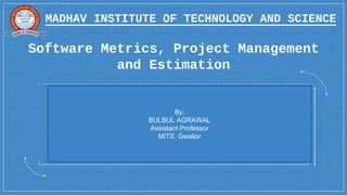 Software Metrics, Project Management and Estimation | PPTX | Web ...