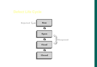 Defect Life Cycle
 