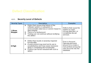 Defect Classification
 