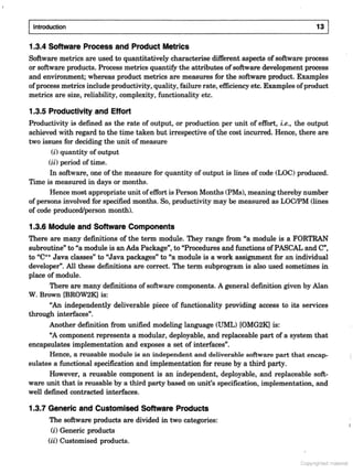SOFTWARE ENGINEERING Software Engineering (3rd Edition) by K.K. Aggarwal & Yogesh Singh