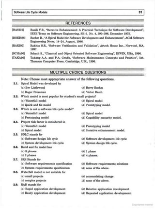 SOFTWARE ENGINEERING Software Engineering (3rd Edition) by K.K. Aggarwal & Yogesh Singh