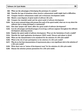SOFTWARE ENGINEERING Software Engineering (3rd Edition) by K.K. Aggarwal & Yogesh Singh