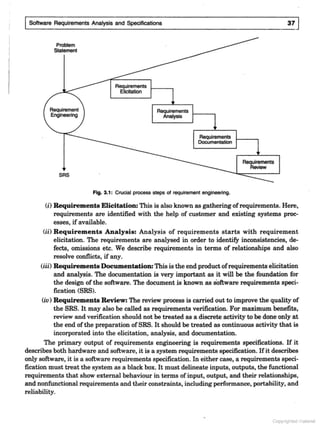SOFTWARE ENGINEERING Software Engineering (3rd Edition) by K.K. Aggarwal & Yogesh Singh