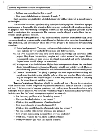 SOFTWARE ENGINEERING Software Engineering (3rd Edition) by K.K. Aggarwal & Yogesh Singh