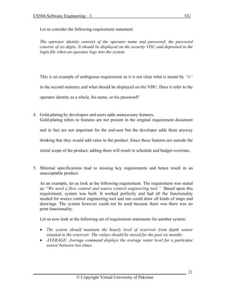 Software Engineering CS-504 Handouts | PDF
