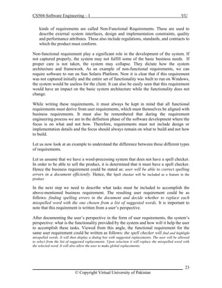 Software Engineering CS-504 Handouts | PDF