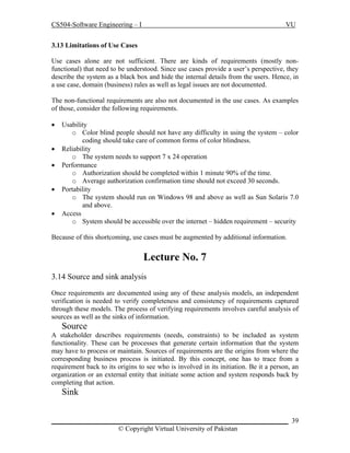 Software Engineering CS-504 Handouts | PDF