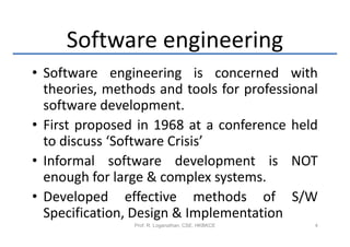 Software engineering introduction | PDF