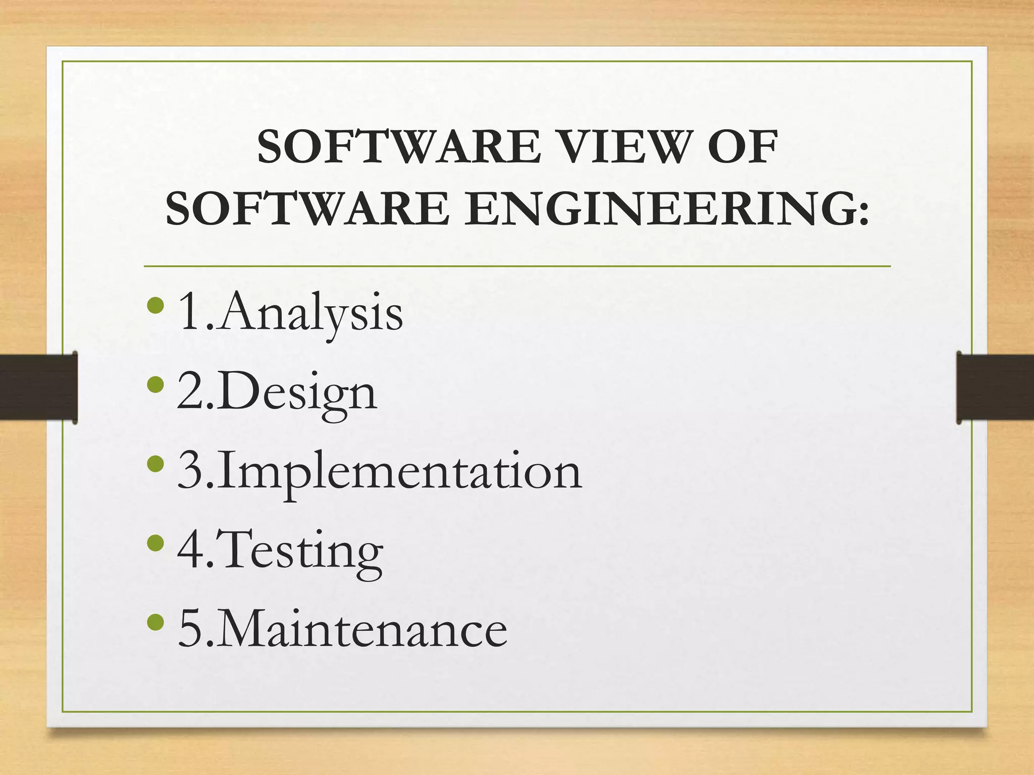 Software engineering | PPTX | Computer Software and Applications ...