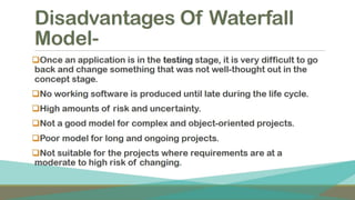 software development life cycle and SDLC Models - waterfall,prototype,iterative,evolutionary Development Models