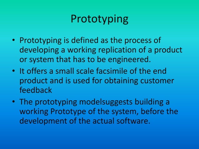 Software engineering 7 prototype model | PPT