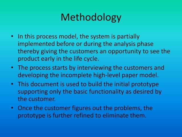 Software engineering 7 prototype model | PPT