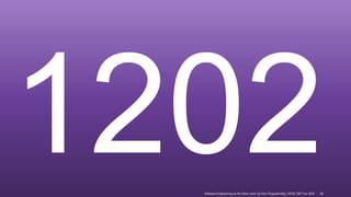 Software Engineering as the Next Level Up from Programming | APAC GB Tour 2021 56
 