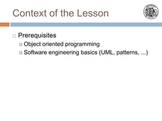 Software engineering: design for reuse | PPTX