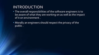 Software Engineering Ethics