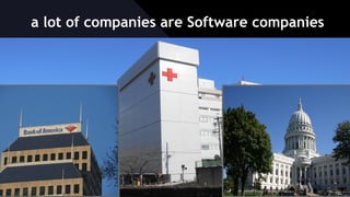 a lot of companies are Software companies
 
