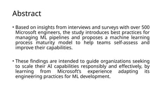 Software engineering for machine learning.pptx