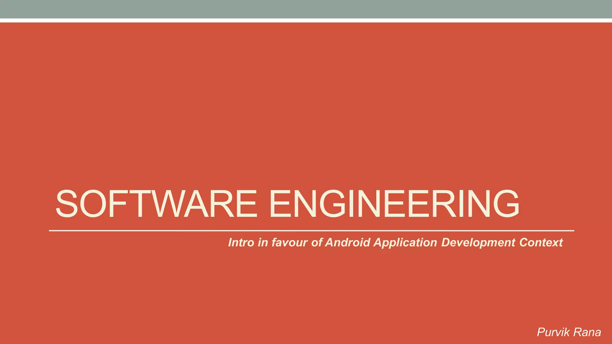 Software Engineering - Basics | PPT