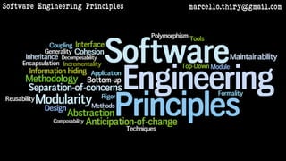 marcello.thiry@gmail.comSoftware Engineering Principles
 
