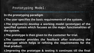 Software Engineering Process Models important | PPT