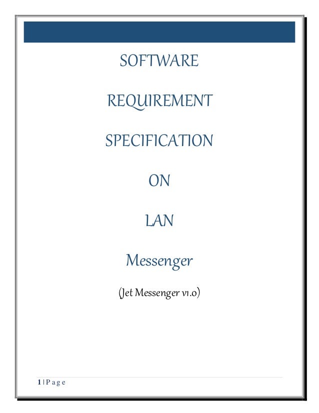 Software Engineering Project Srs