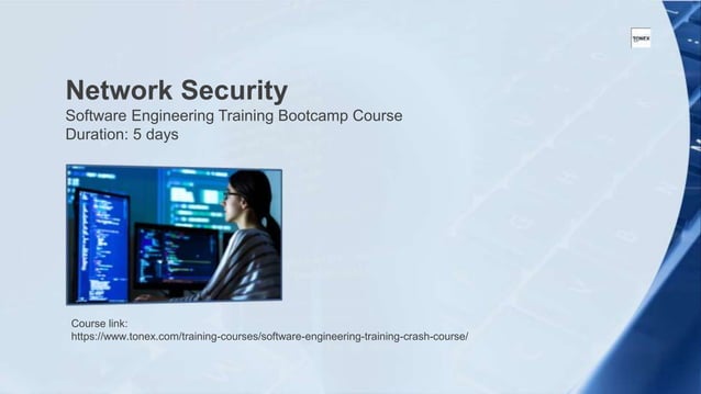 Tonex "Software Engineering Training" Top 5 Courses For Cybersecurity ...
