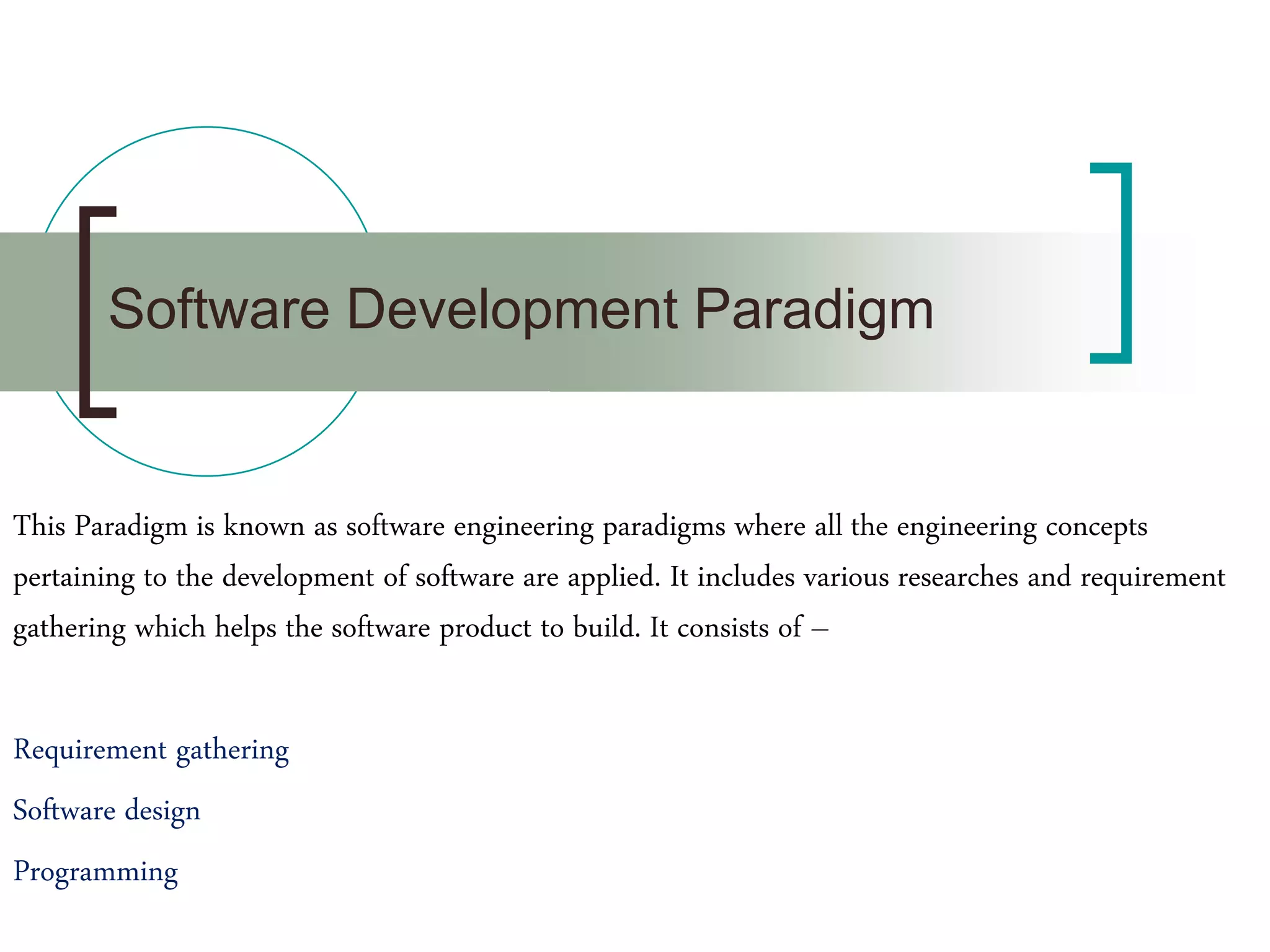 Software engineering tutorial | PPTX