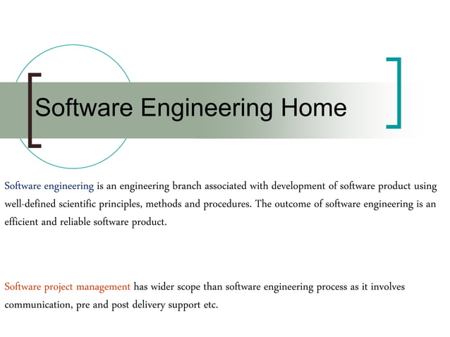Software engineering tutorial | PPT