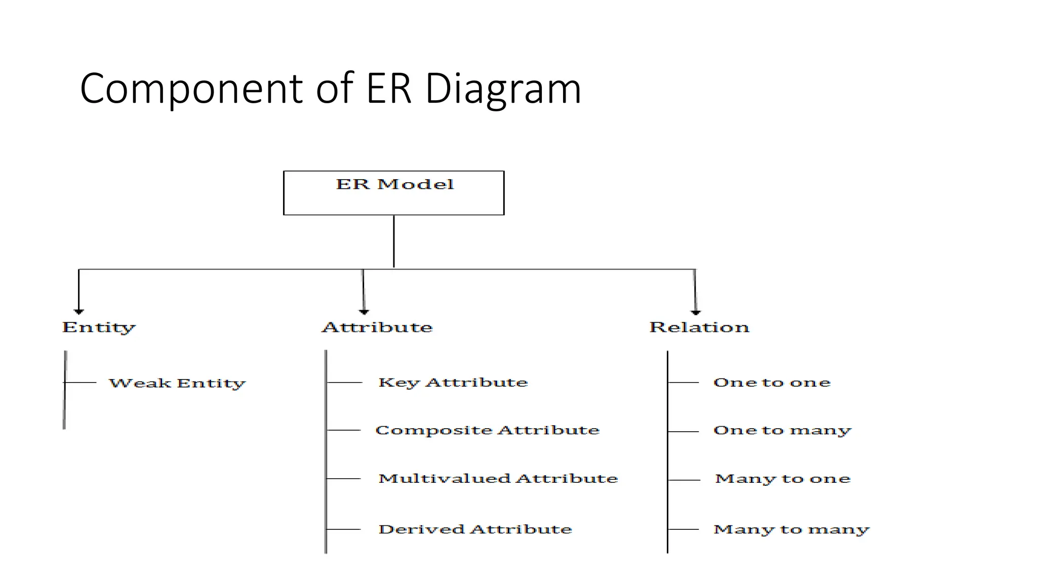 Component of ER Diagram
 