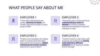 Software Engineer Portfolio Presentation | PPT