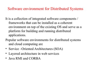 software environment for disributed systems.pptx