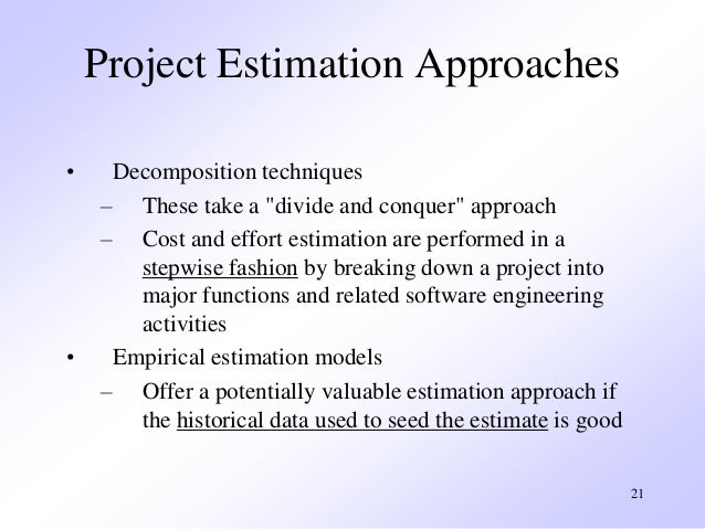 Software Estimation