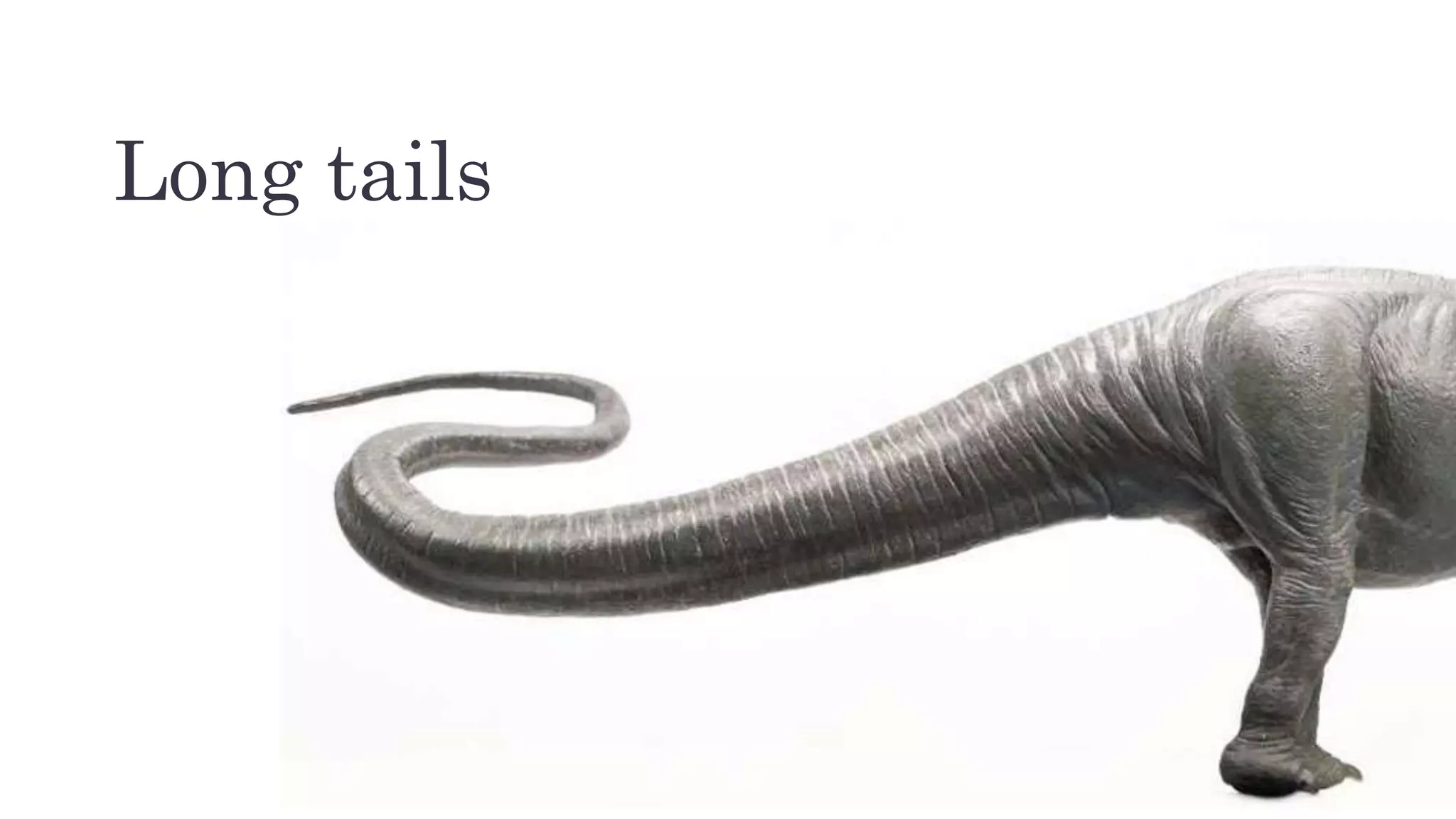 Long tails
 