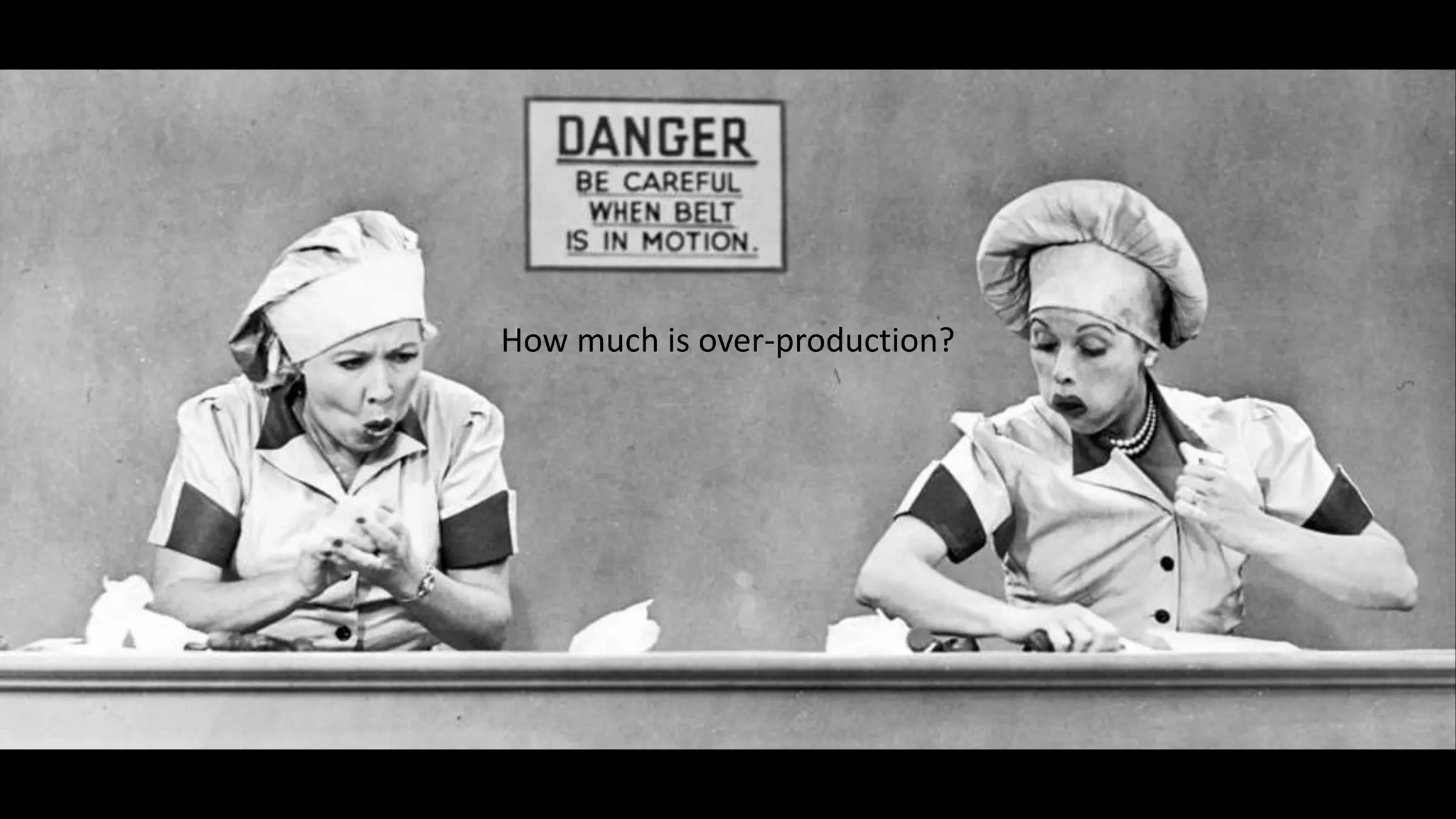 How much is over-production?
 