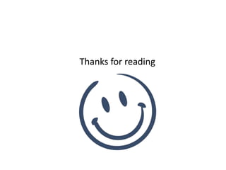 Thanks for reading
 