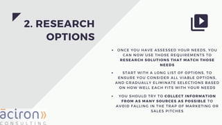 Software Evaluation and Selection Processing | PDF