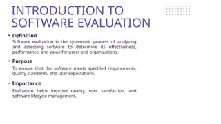Software Evaluation Presentation of Software Engineering.pptx
