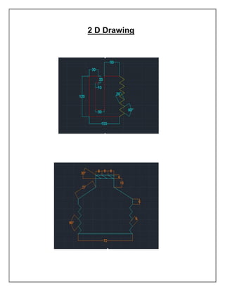 Software training report on AutoCAD and Staad Pro. Civil Engineering | PDF