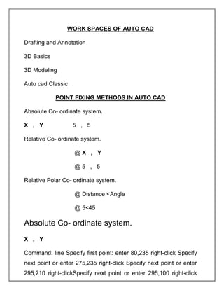 Software training report on AutoCAD and Staad Pro. Civil Engineering | PDF