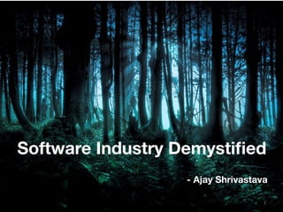 Software Industry Demystiﬁed 
for New Engineers
1	
  
- Ajay Shrivastava
 