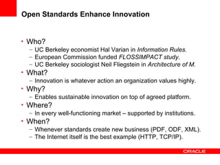 Software Industry Equals Open Standards
