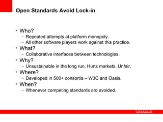 Software Industry Equals Open Standards
