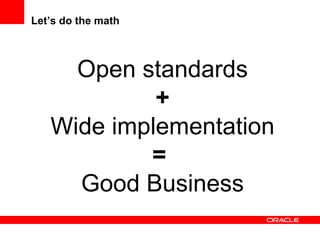Software Industry Equals Open Standards