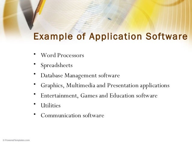 examples of application software