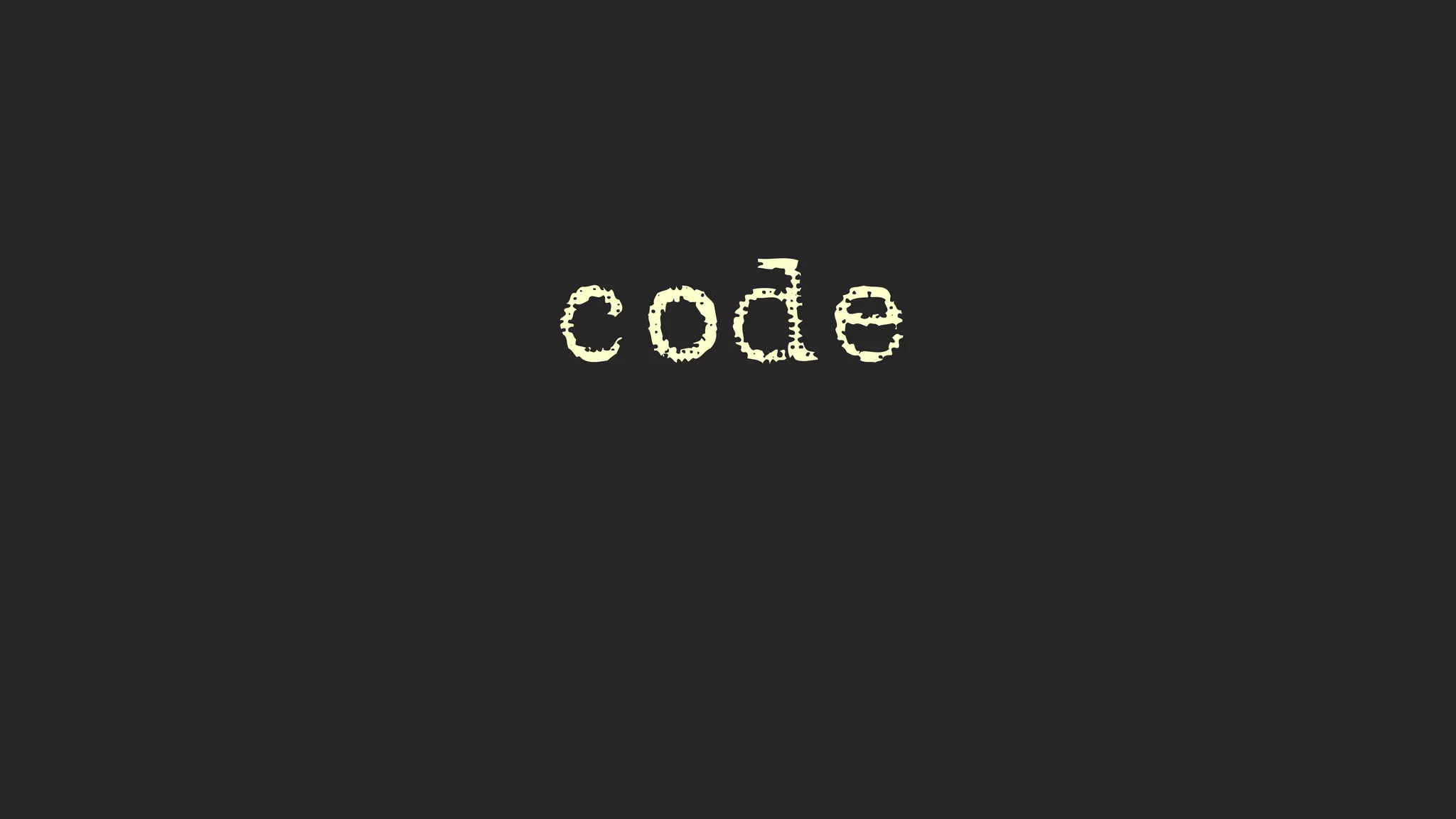 code
 