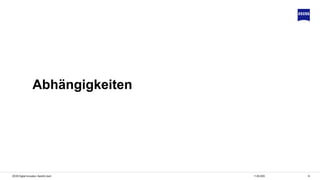 1411.06.2020ZEISS Digital Innovation, Hendrik Lösch
Abhängigkeiten
 