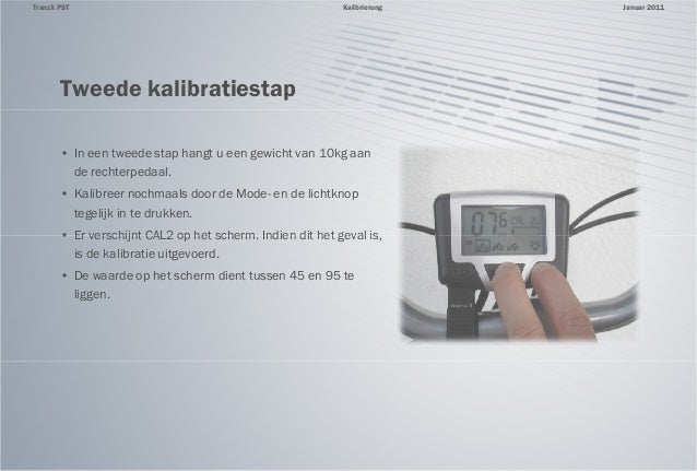 Softwarekalibratie TranzX