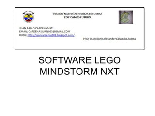 SOFTWARE LEGO
MINDSTORM NXT
 